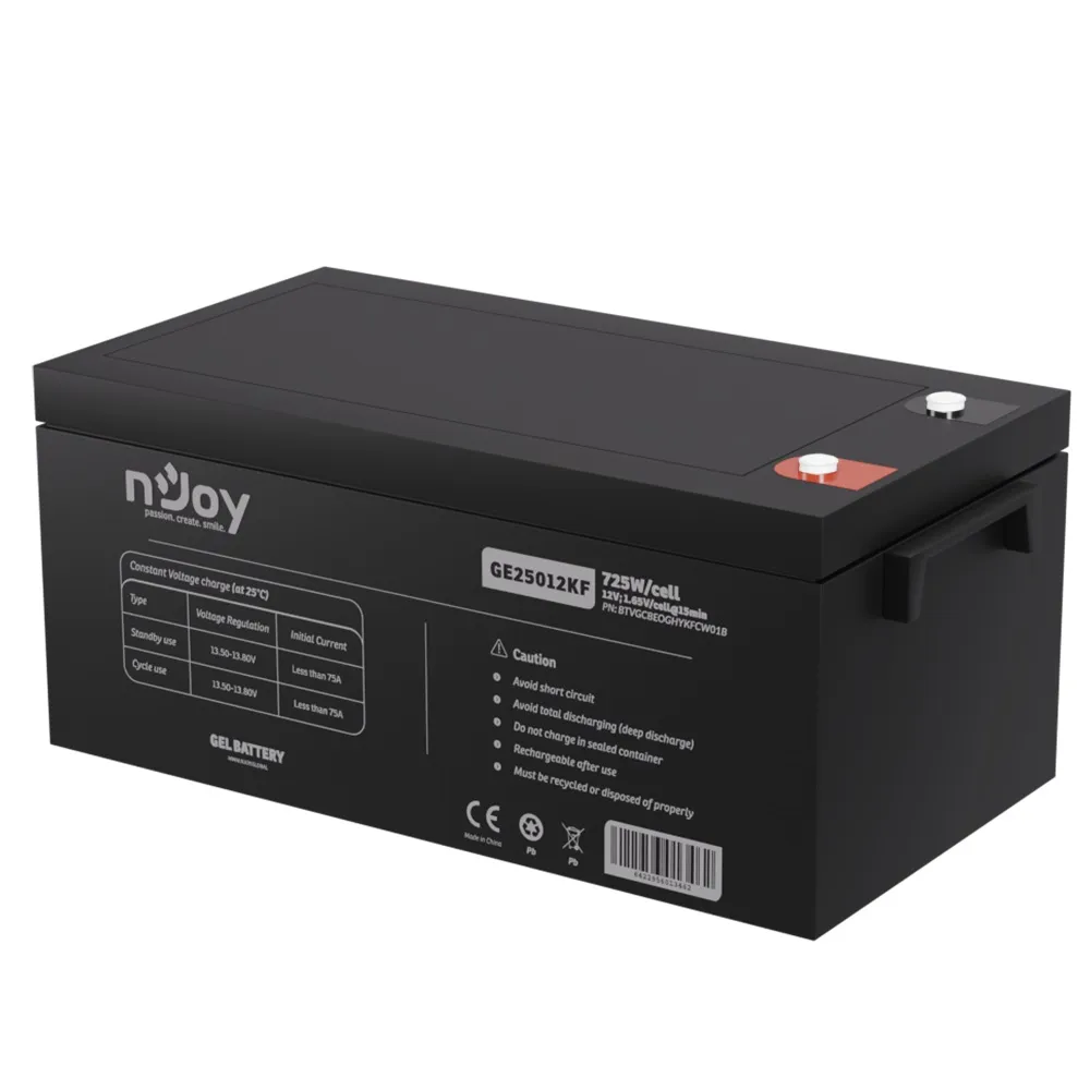 Акумуляторна батарея Njoy GE25012KF 12V 250AH (BTVGCBEOGHYKFCW01B) GEL - мініатюра 4