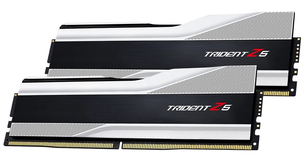 Модуль пам`ятi DDR5 2x16GB/6000 G.Skill Trident Z5 Silver (F5-6000J3040F16GX2-TZ5S) - зображення 1