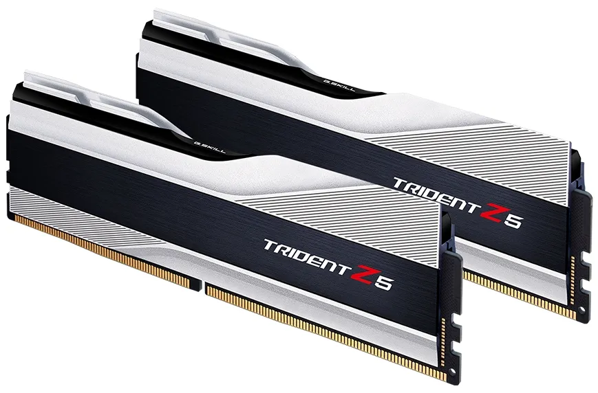 Модуль пам`ятi DDR5 2x16GB/6000 G.Skill Trident Z5 Silver (F5-6000J3040F16GX2-TZ5S) - мініатюра 2