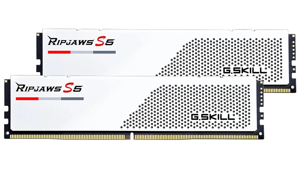 Модуль пам`ятi DDR5 2x16GB/5600 G.Skill Ripjaws S5 White (F5-5600J3636C16GX2-RS5W) - зображення 1