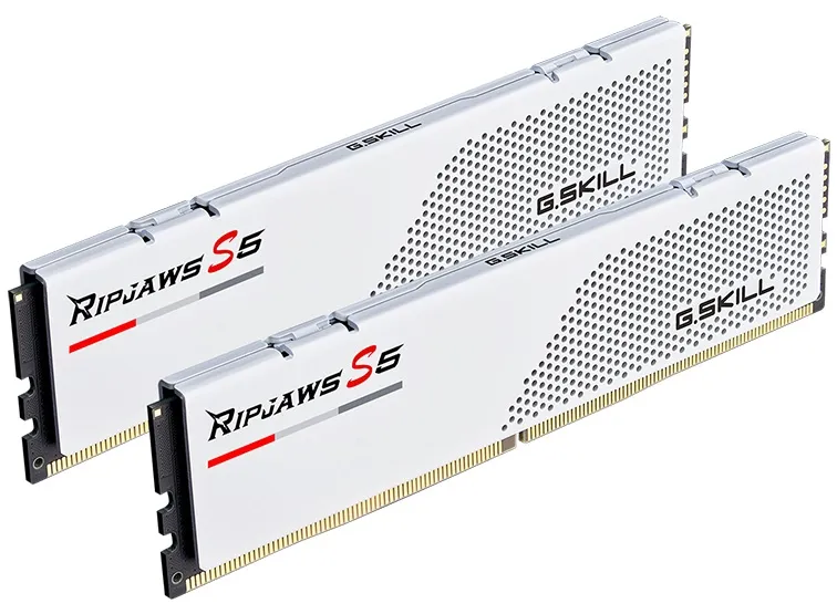 Модуль пам`ятi DDR5 2x16GB/5600 G.Skill Ripjaws S5 White (F5-5600J3636C16GX2-RS5W) - мініатюра 2
