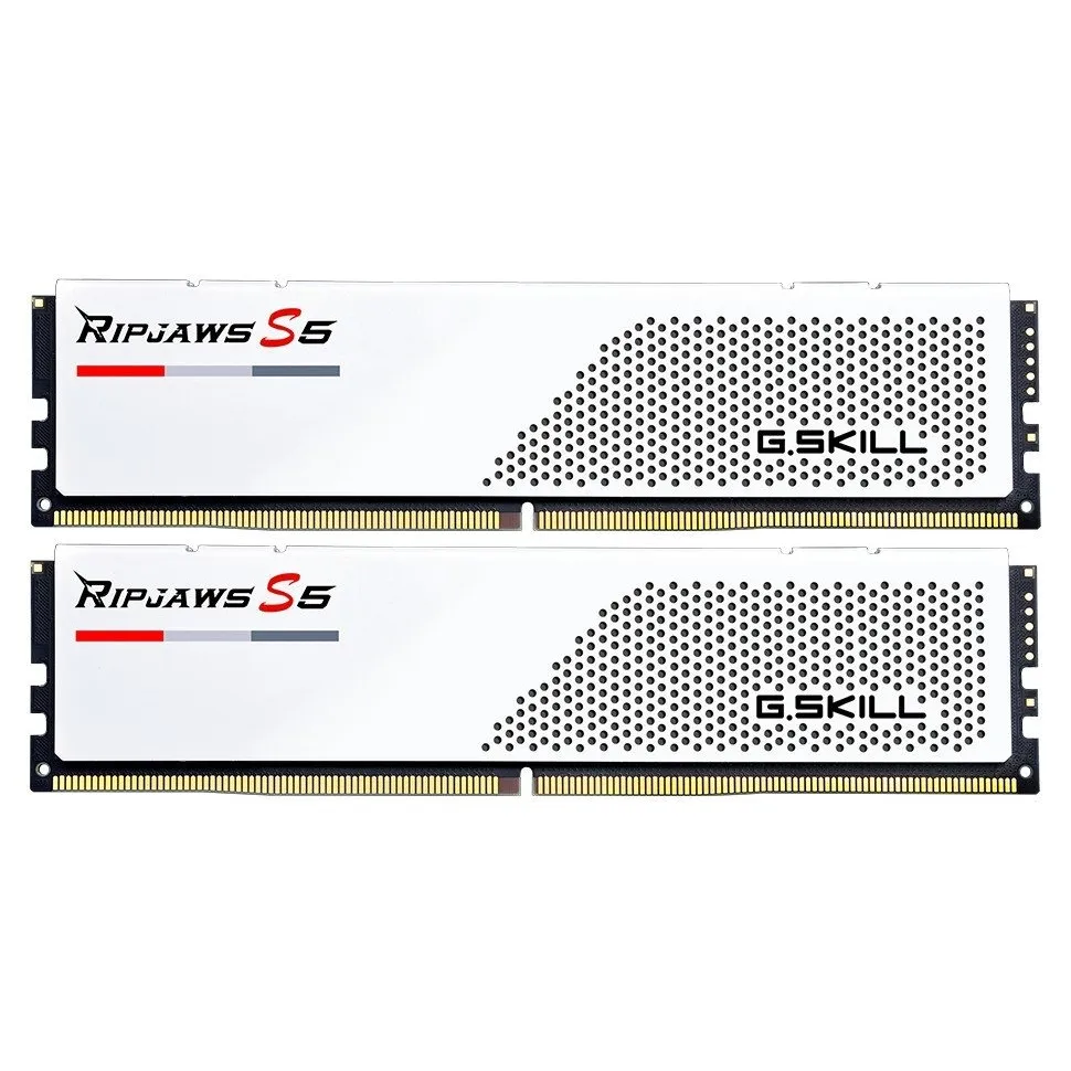 Модуль пам`ятi DDR5 2x16GB/5600 G.Skill Ripjaws S5 White (F5-5600J3636C16GX2-RS5W) - мініатюра 5