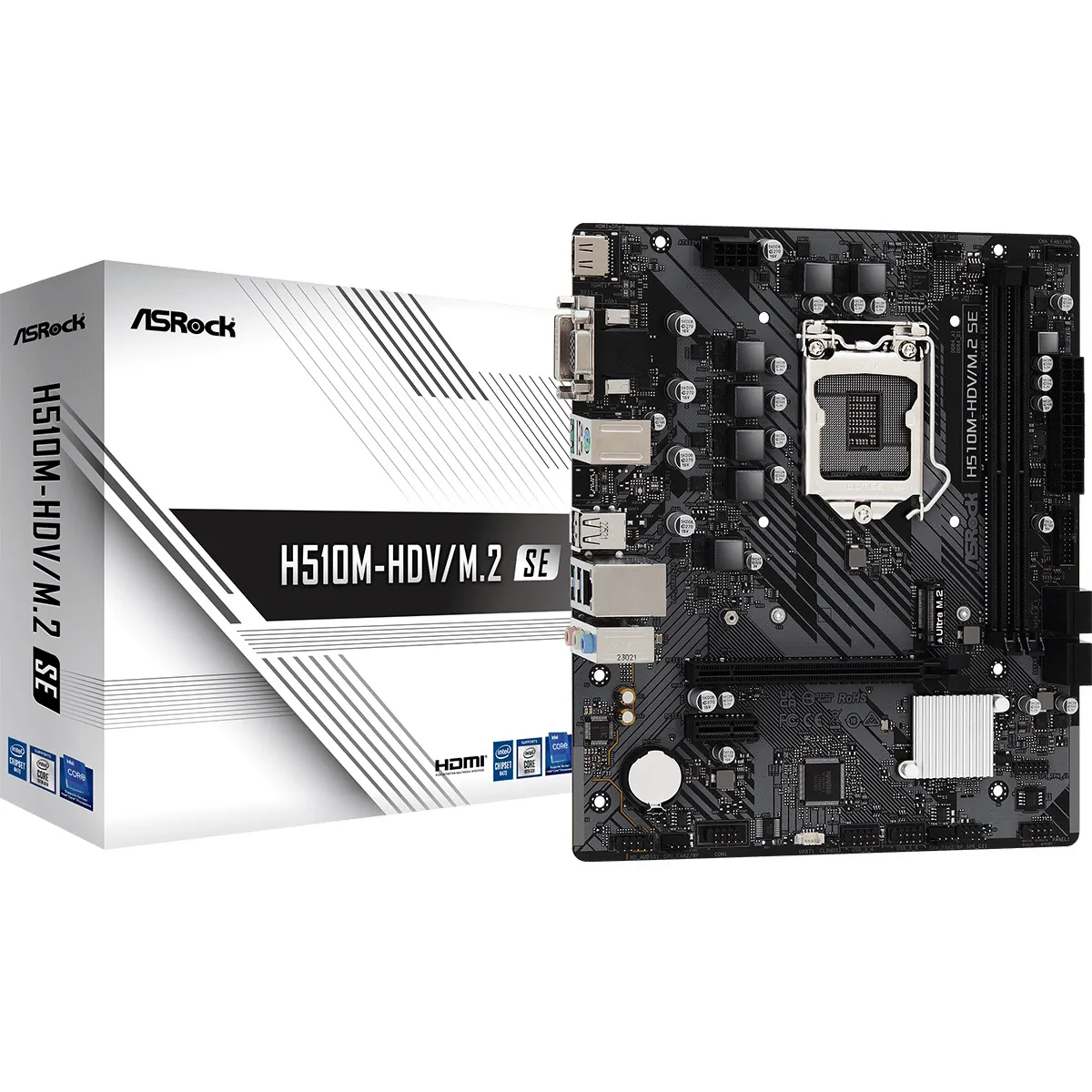 Материнська плата ASRock H510M-HDV/M.2 SE Socket 1200 - мініатюра 5