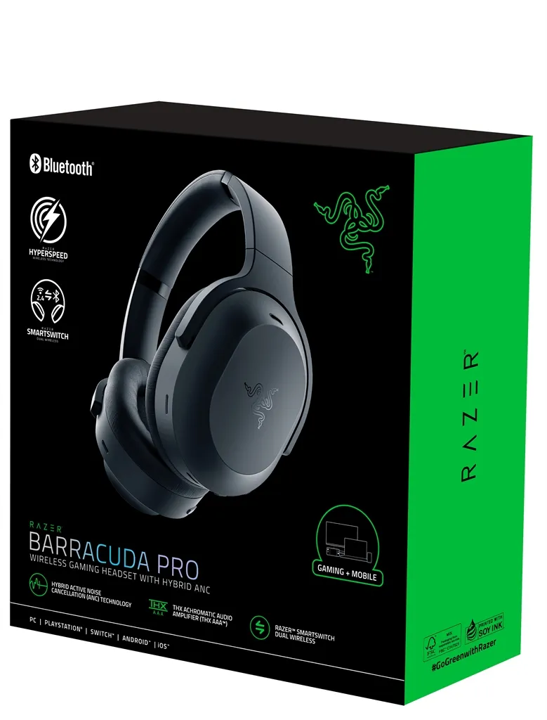 Bluetooth-гарнітура Razer Barracuda Pro Black (RZ04-03780100-R3M1) - мініатюра 6
