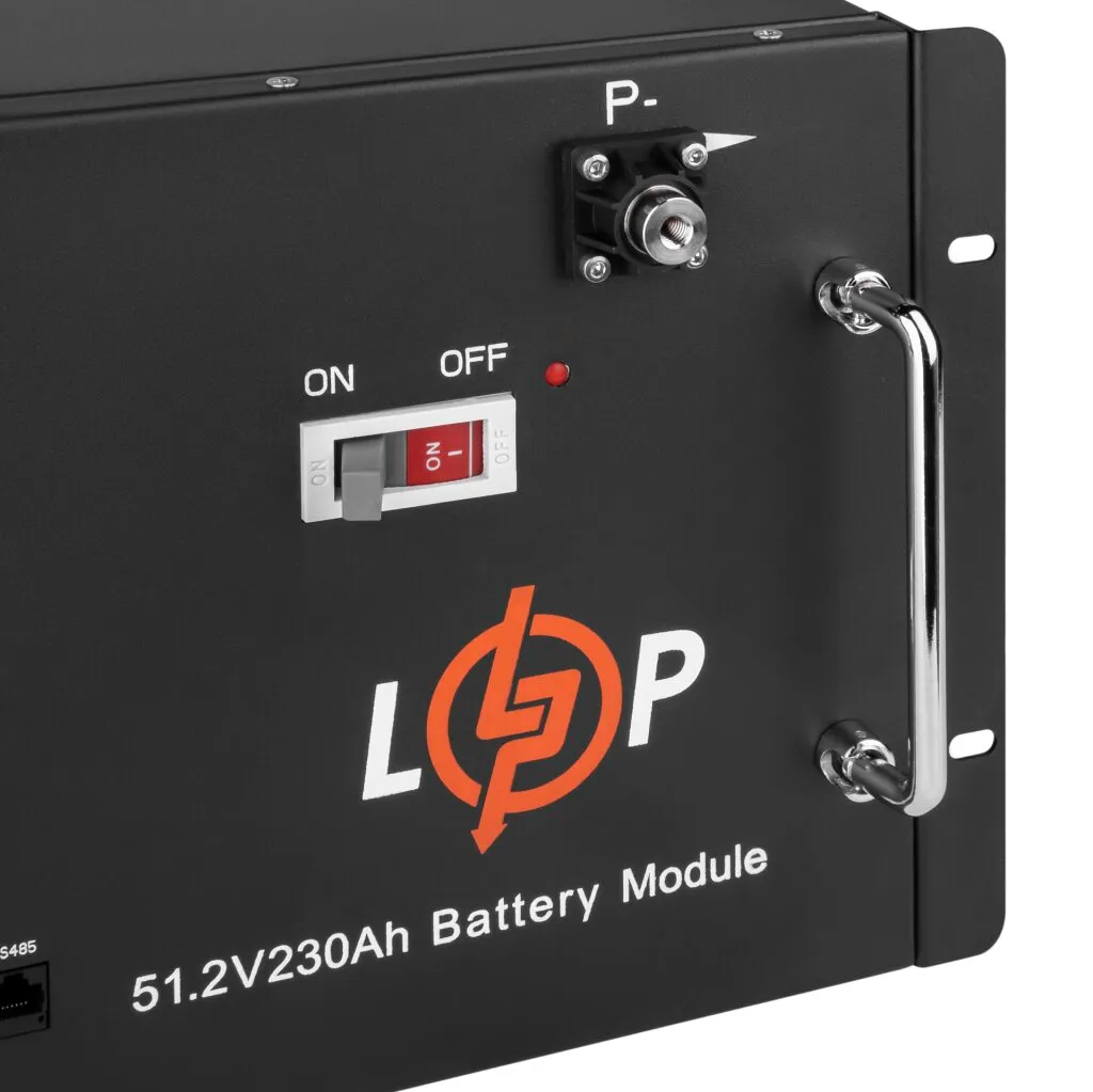 Акумуляторна батарея LogicPower 48V 230 AH (11776Wh) з LCD RM (Smart BMS 200A) LiFePO4 - мініатюра 4