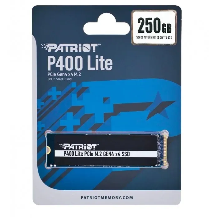 Накопичувач SSD  250GB Patriot P400 Lite M.2 2280 PCIe 4.0 x4 NVMe TLC (P400LP250GM28H) - мініатюра 5