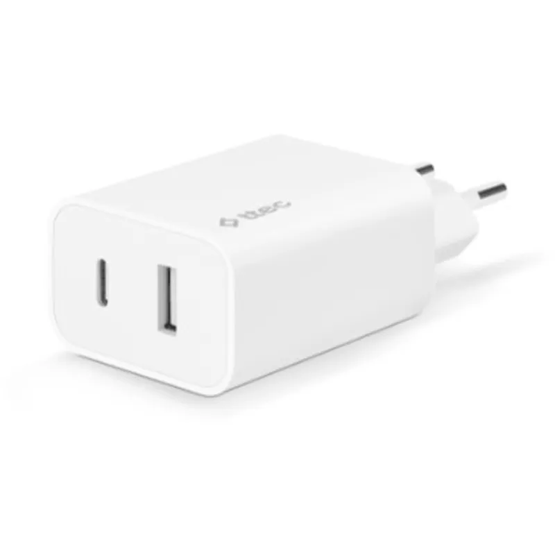 Мережевий зарядний пристрій Ttec SmartCharger Duo PD USB-C/USB-A 32Вт White (2SCS24B) - мініатюра 3