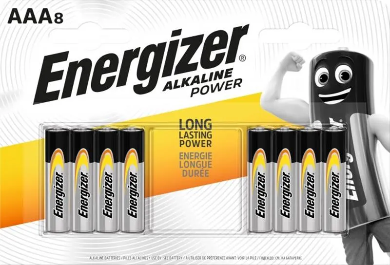 Батарейка Energizer AAA/LR03 BL 8шт - зображення 1