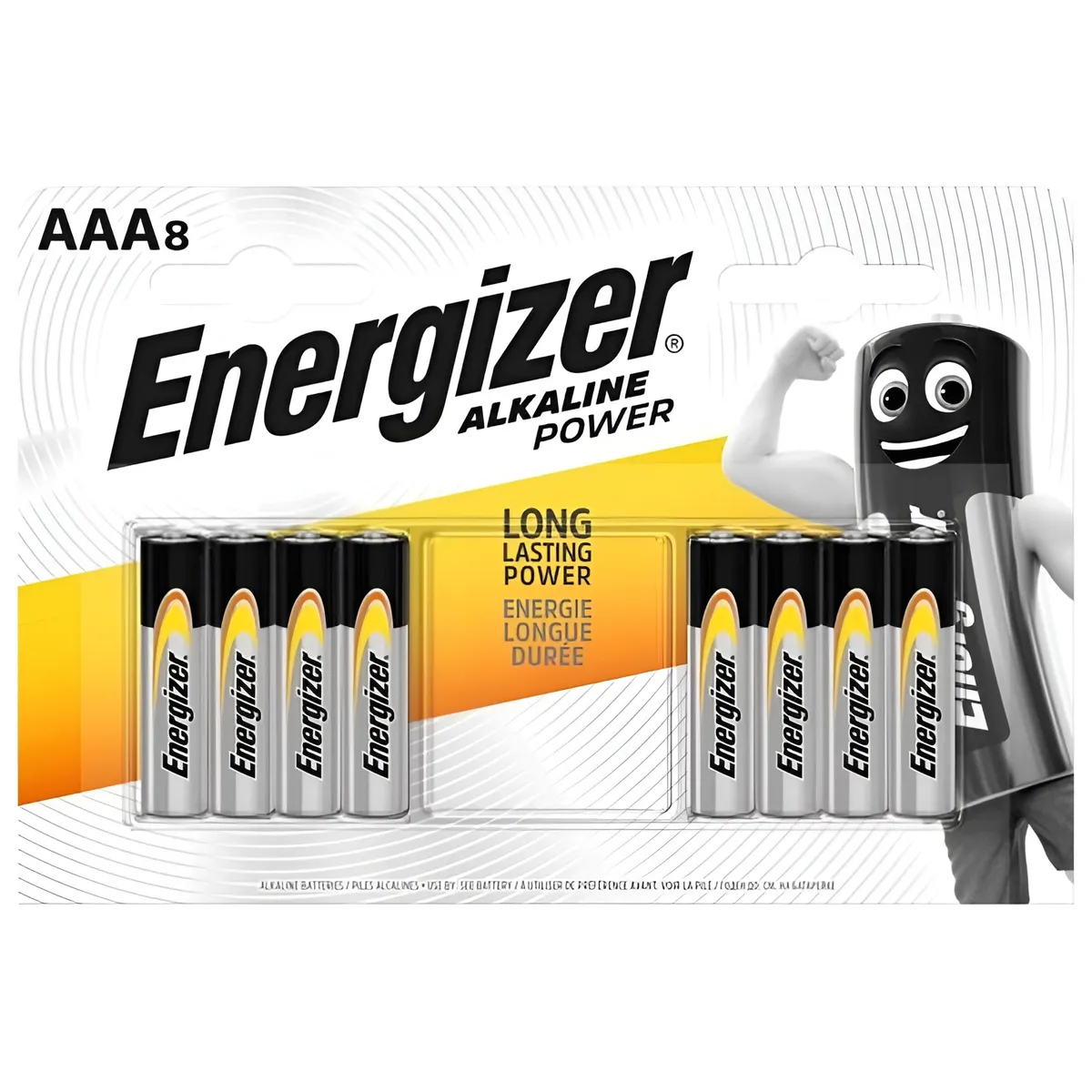 Батарейка Energizer AAA/LR03 BL 8шт - мініатюра 2