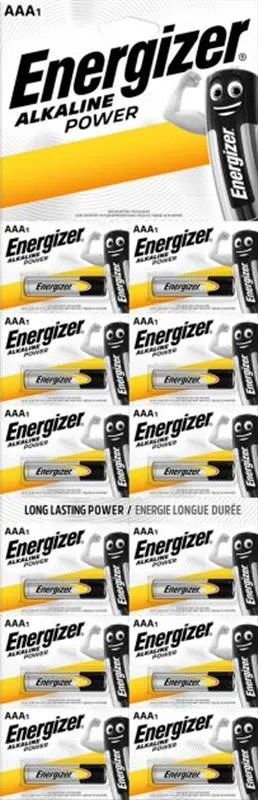 Батарейка Energizer AAA/LR03 BL 12шт(1штх12) відривний - зображення 1