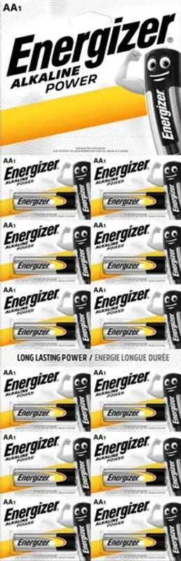 Батарейка Energizer AA/LR06 BL 12шт(1штх12) відривний - зображення 1