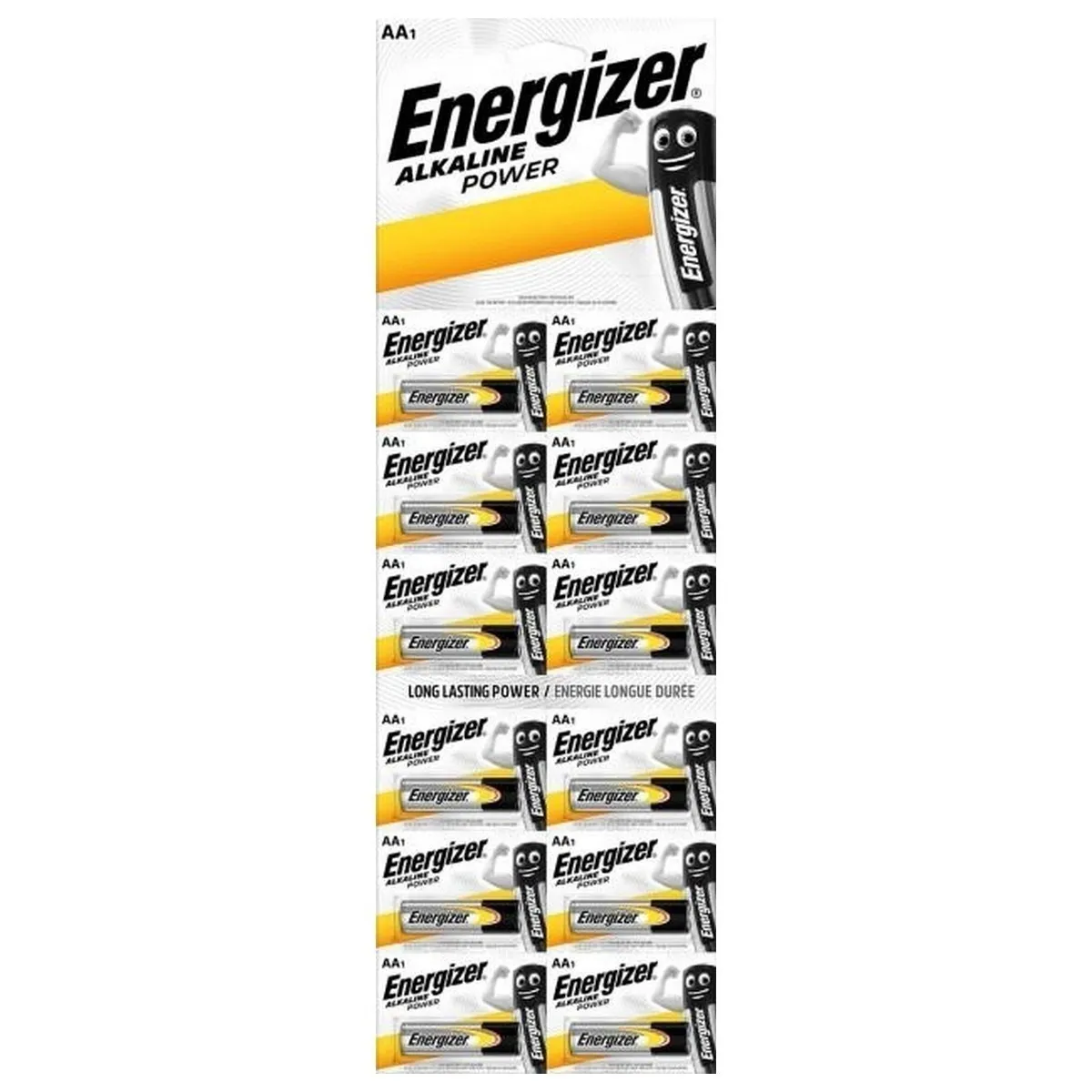 Батарейка Energizer AA/LR06 BL 12шт(1штх12) відривний - мініатюра 2