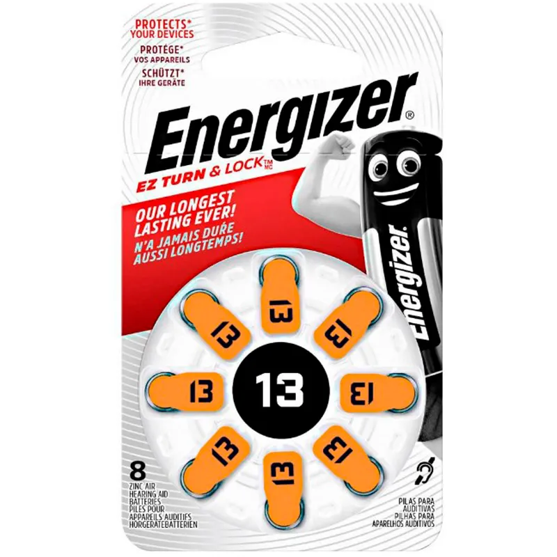 Батарейка Energizer ZA13 BL 8шт - зображення 1