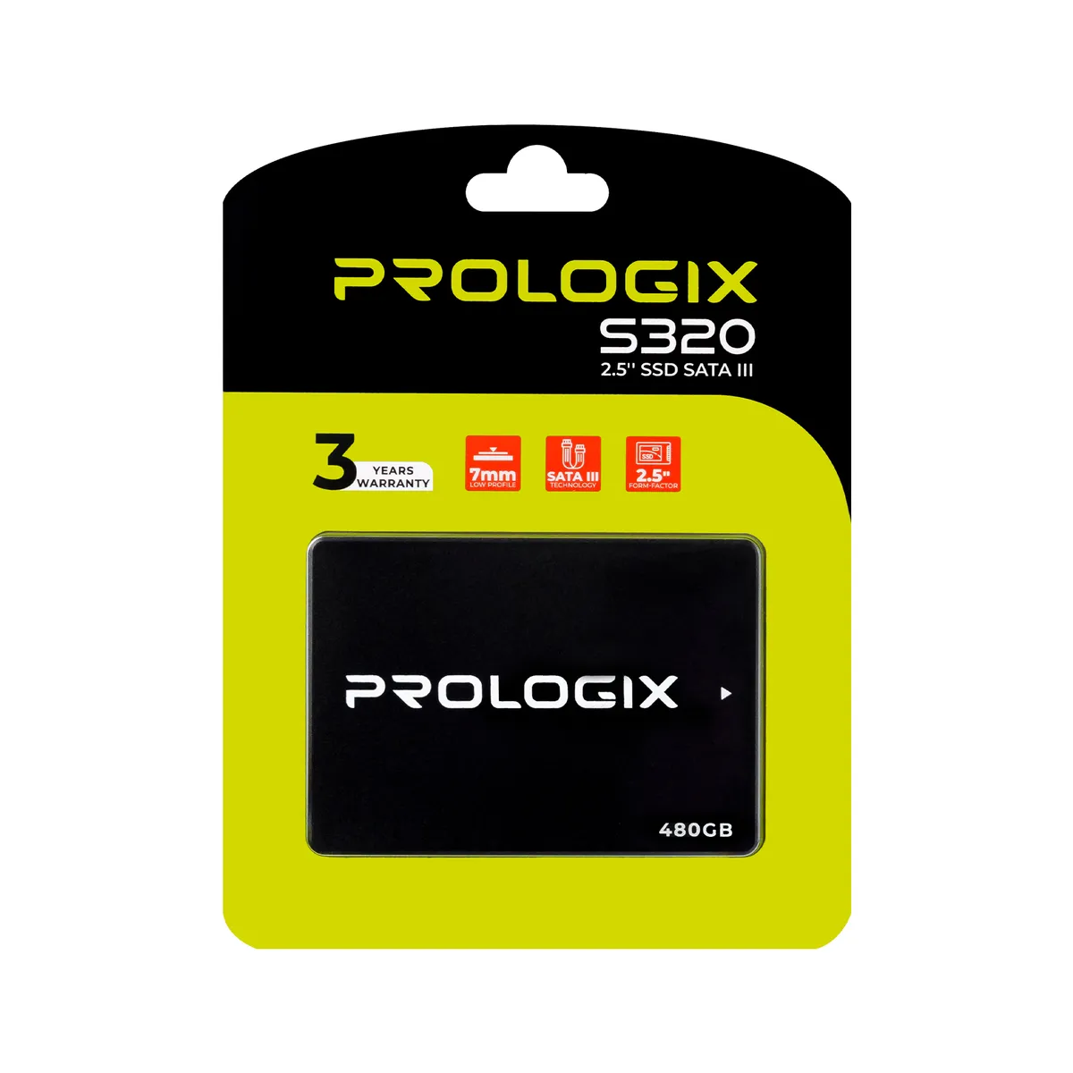 Накопичувач SSD  480GB Prologix S320 2.5" SATAIII 3D TLC (PRO480GS320) - мініатюра 3