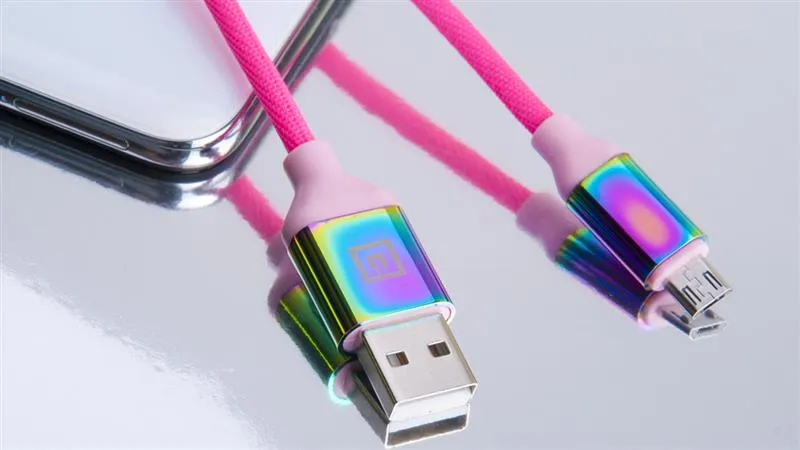 Кабель REAL-EL Premium USB - micro USB (M/M), 1 м, Rainbow (EL123500052) - мініатюра 7
