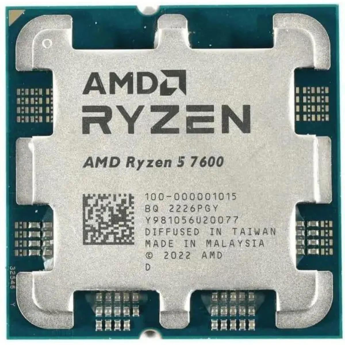 Процесор AMD Ryzen 5 7600 (3.8GHz 32MB 65W AM5) Tray (100-000001015) - зображення 1