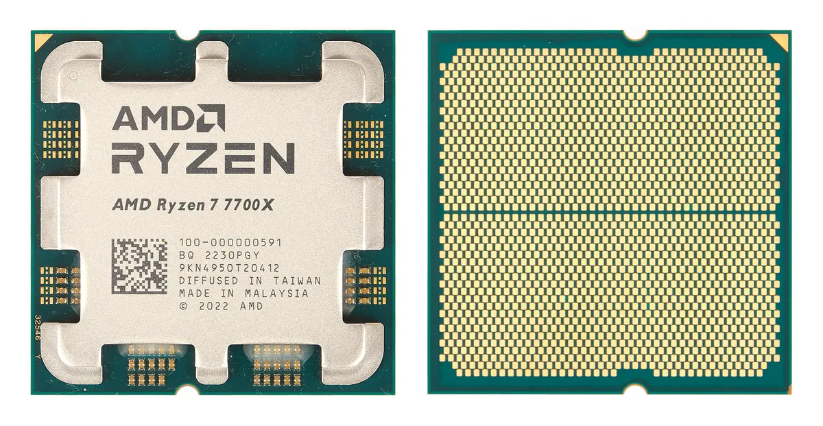 Процесор AMD Ryzen 7 7700X (4.5GHz 32MB 105W AM5) Tray (100-000000591) - мініатюра 2