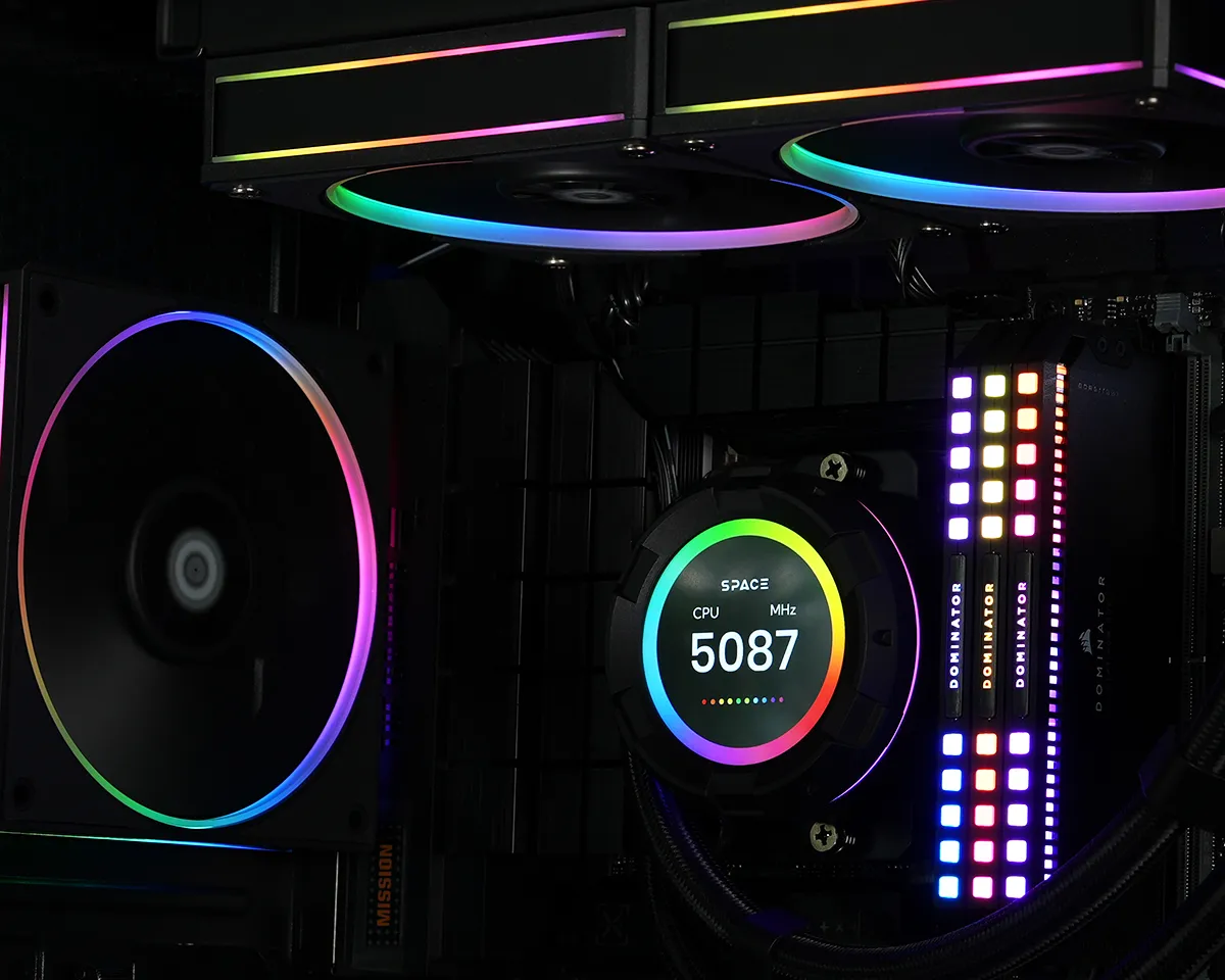 Система водяного охолодження ID-Cooling Space LCD SL360 - мініатюра 6
