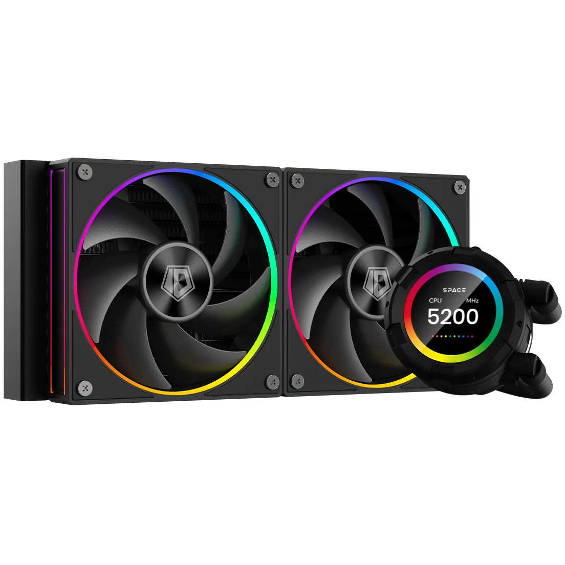 Система водяного охолодження ID-Cooling Space LCD SL240  - мініатюра 6