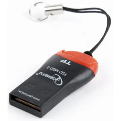 Зчитувач флеш-карт Gembird USB 2.0 MicroSD (FD2-MSD-3) - мініатюра 3