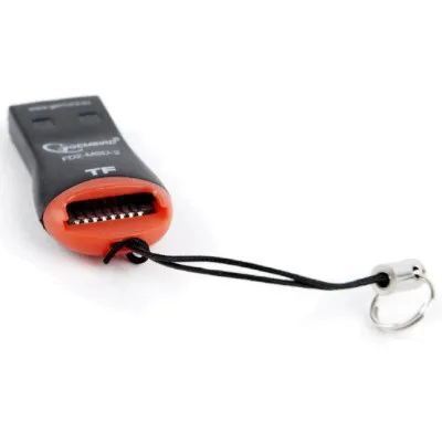 Зчитувач флеш-карт Gembird USB 2.0 MicroSD (FD2-MSD-3) - мініатюра 4