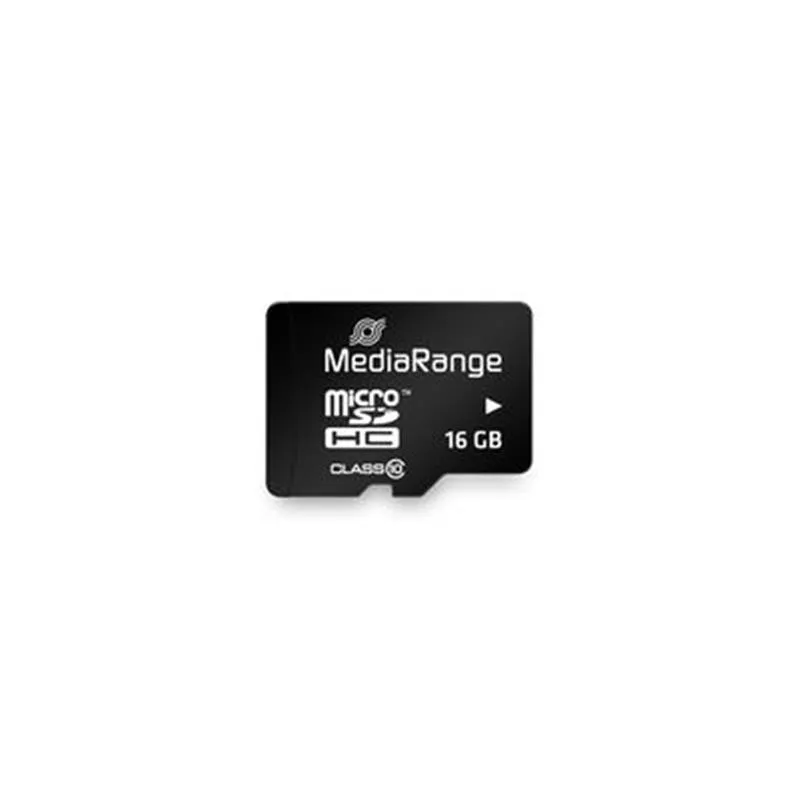 Карта пам`ятi MicroSDHC  16GB Class 10 MediaRange R45/W12MB/s + SD-adapter (MR958) - мініатюра 2