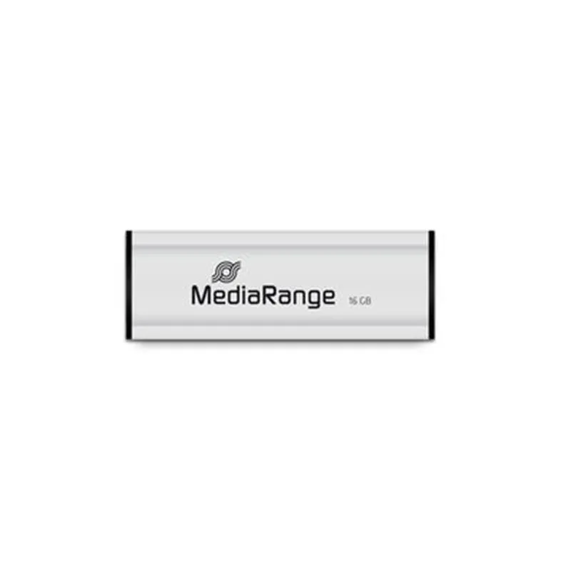 Флеш-накопичувач USB3.0 16GB MediaRange Black/Silver (MR915) - мініатюра 2