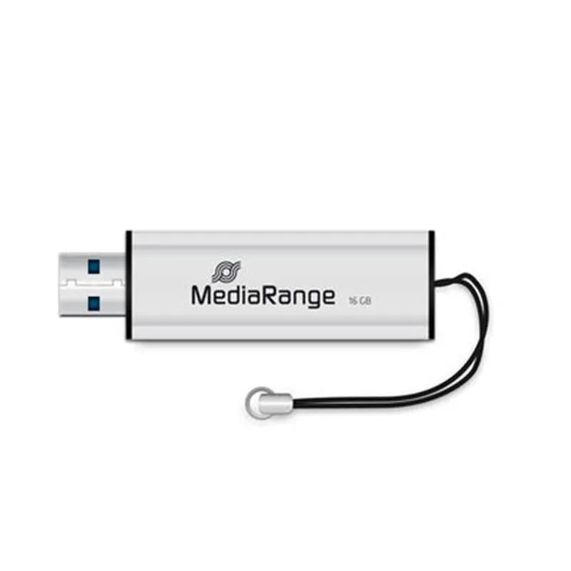 Флеш-накопичувач USB3.0 16GB MediaRange Black/Silver (MR915) - мініатюра 3