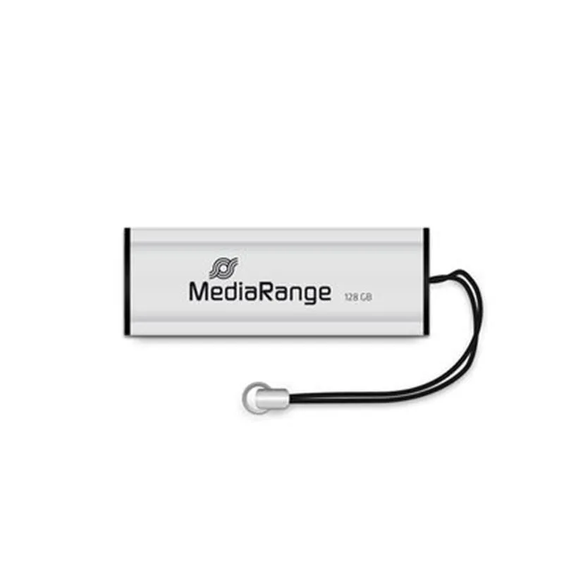 Флеш-накопичувач USB3.0 128GB MediaRange Black/Silver (MR918) - мініатюра 3