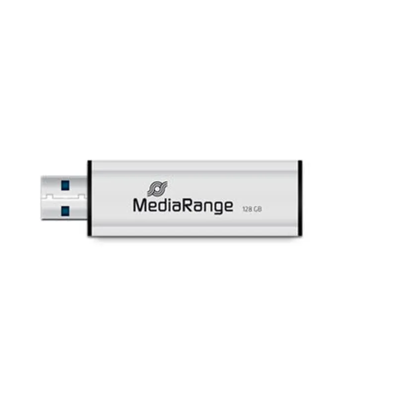 Флеш-накопичувач USB3.0 128GB MediaRange Black/Silver (MR918) - мініатюра 5