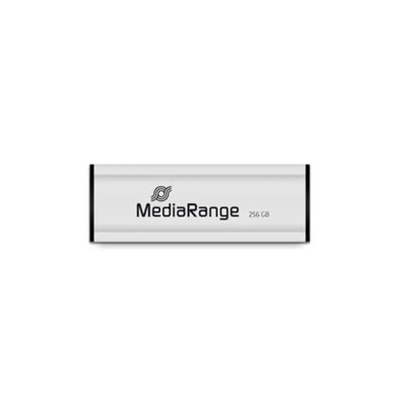 Флеш-накопичувач USB3.0 256GB MediaRange Black/Silver (MR919) - мініатюра 2