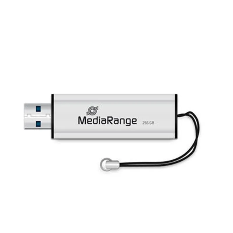 Флеш-накопичувач USB3.0 256GB MediaRange Black/Silver (MR919) - мініатюра 3