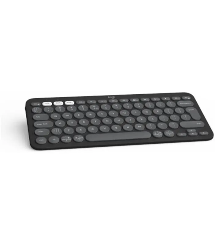 Клавiатура бездротова Logitech Pebble Keys 2 K380s Graphite (920-011851) - мініатюра 3