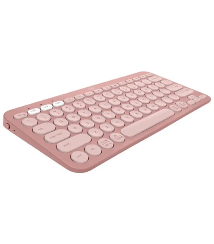 Клавiатура бездротова Logitech Pebble Keys 2 K380s Rose (920-011853) - мініатюра 2