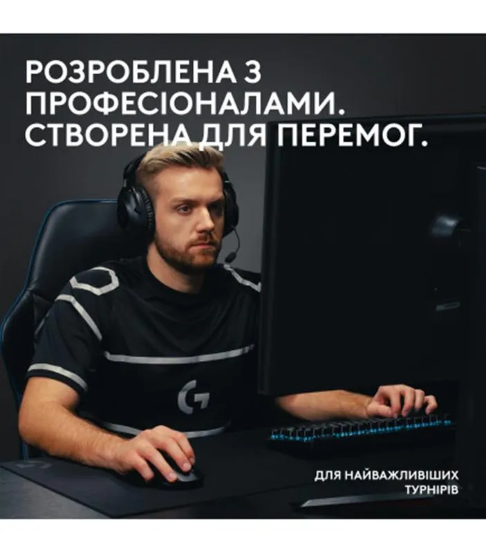 Клавiатура бездротова Logitech G PRO X TKL Lightspeed Black Tactile (920-012136) - мініатюра 10