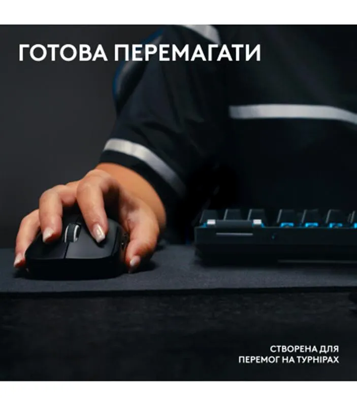 Клавiатура бездротова Logitech G PRO X TKL Lightspeed Black Tactile (920-012136) - мініатюра 7