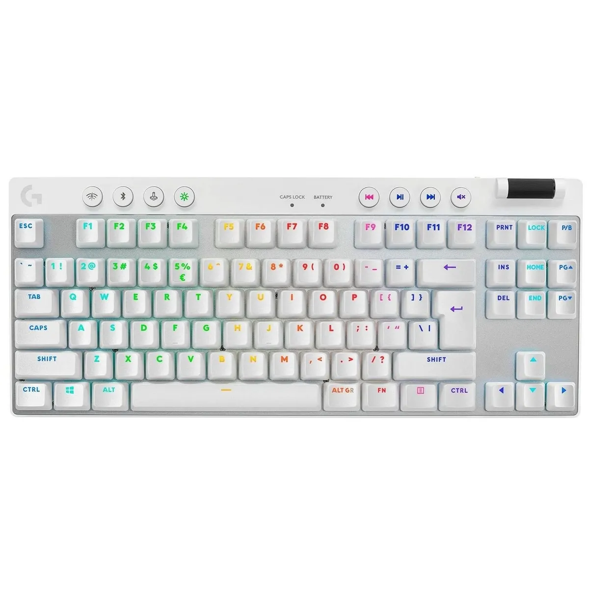 Клавiатура бездротова Logitech G PRO X TKL Lightspeed White Tactile (920-012148) - зображення 1