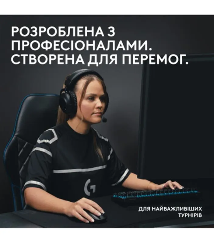 Клавiатура бездротова Logitech G PRO X TKL Lightspeed White Tactile (920-012148) - мініатюра 3