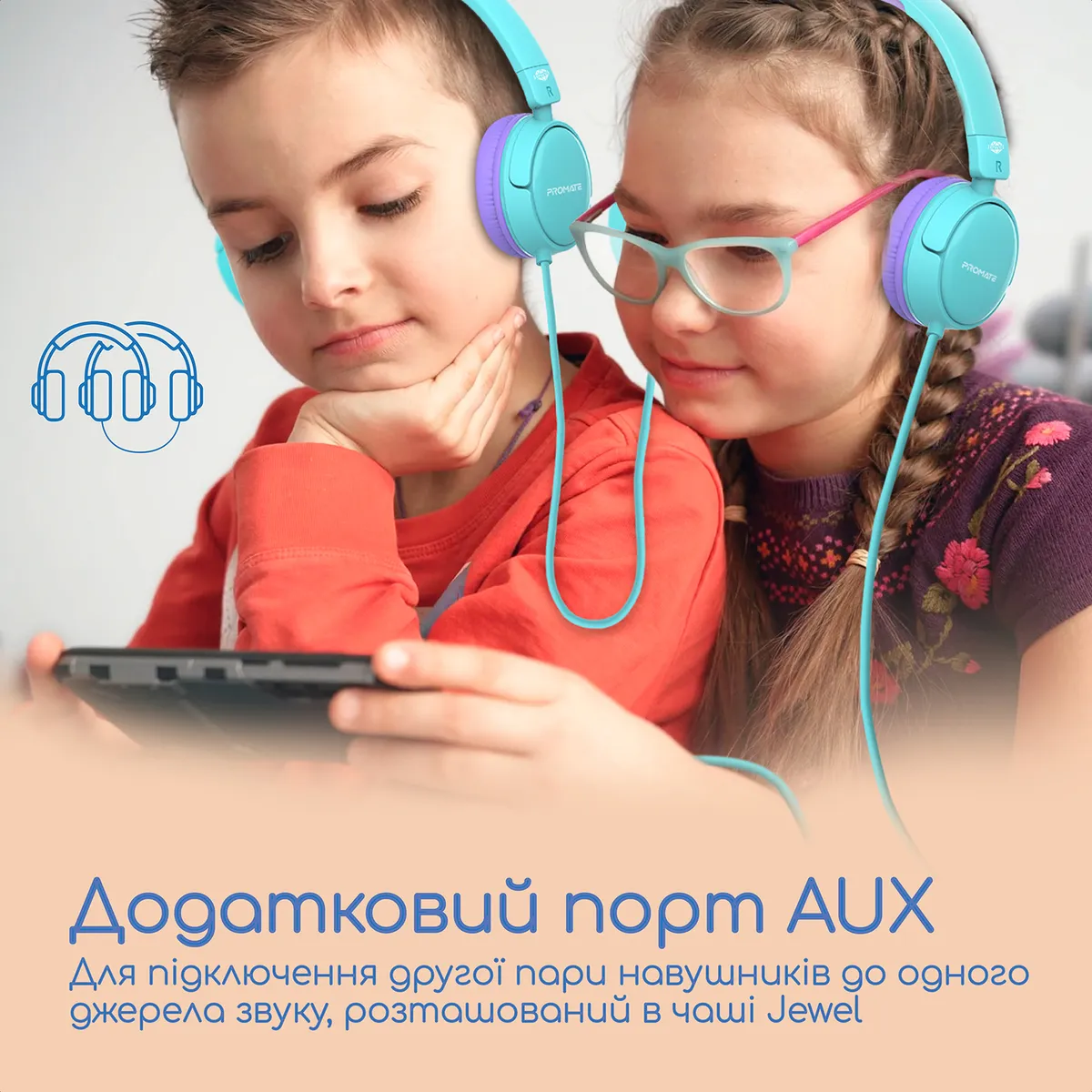 Гарнітура Promate Jewel Aqua - мініатюра 7