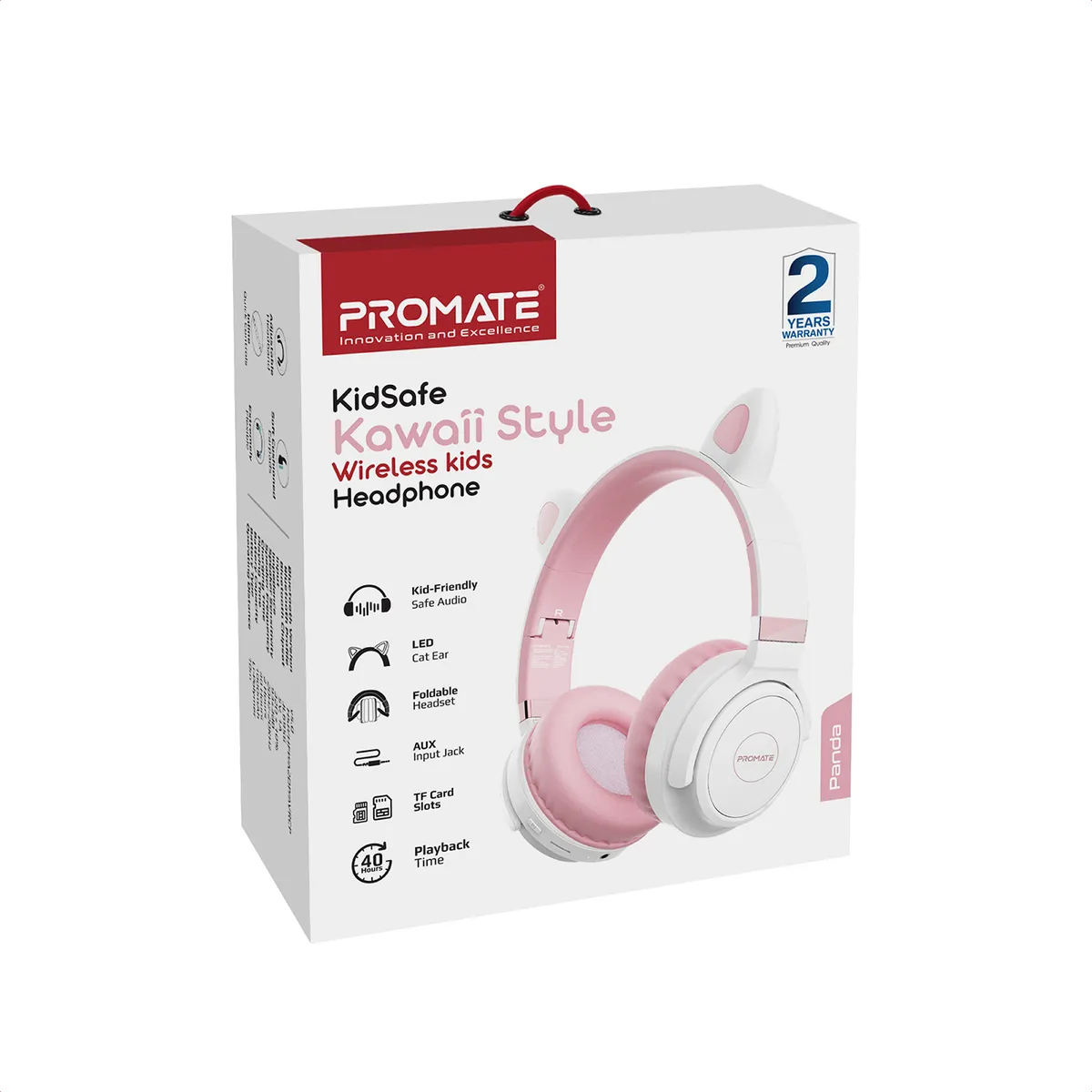 Bluetooth-гарнітура Promate Panda Bubblegum - мініатюра 8