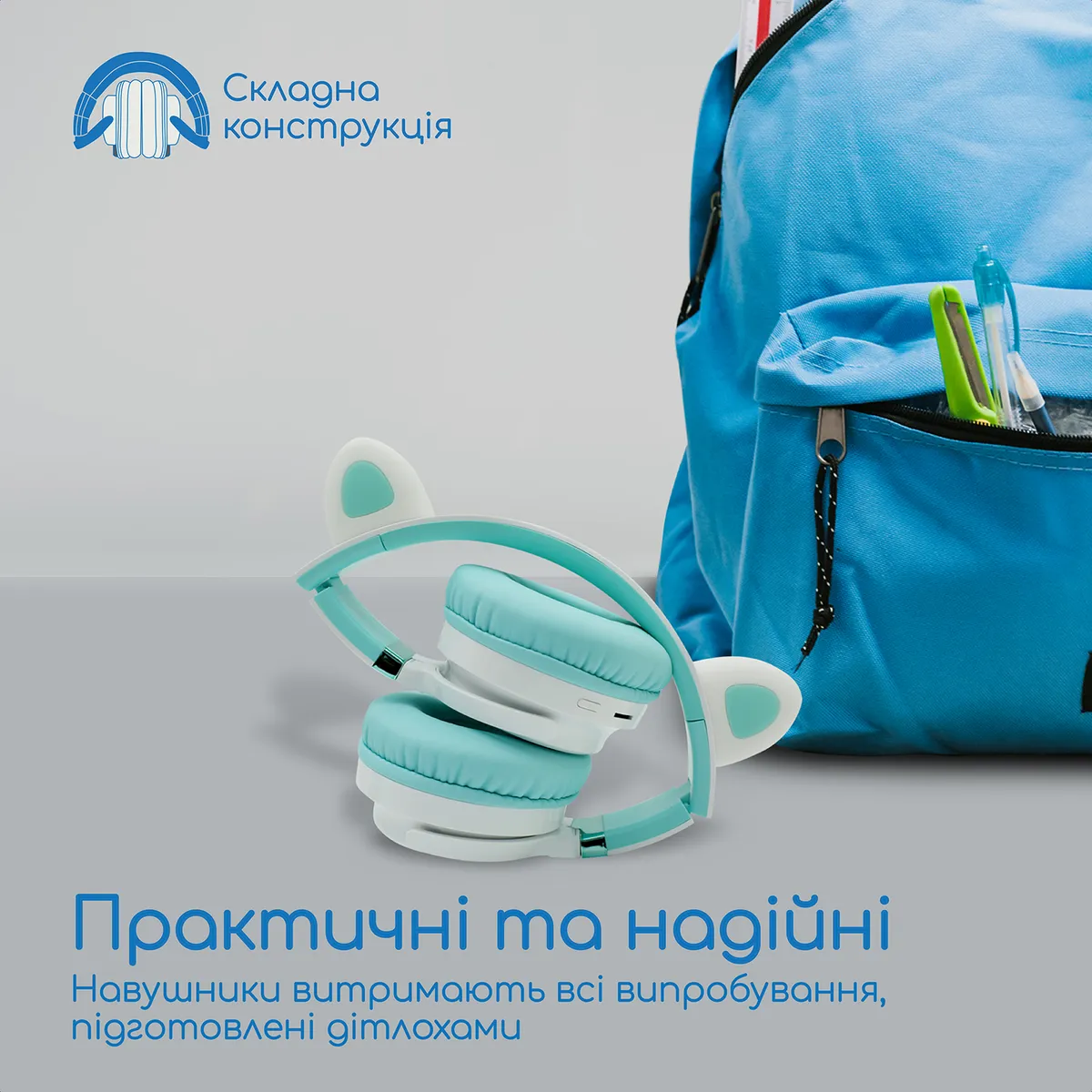 Bluetooth-гарнітура Promate Panda Aqua - мініатюра 7