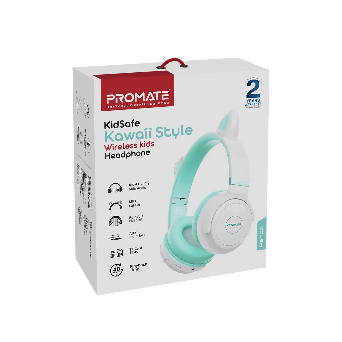 Bluetooth-гарнітура Promate Panda Aqua - мініатюра 9