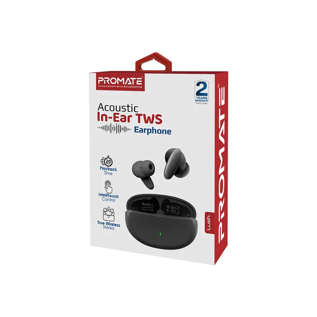 Bluetooth-гарнітура Promate Lush Black - мініатюра 7