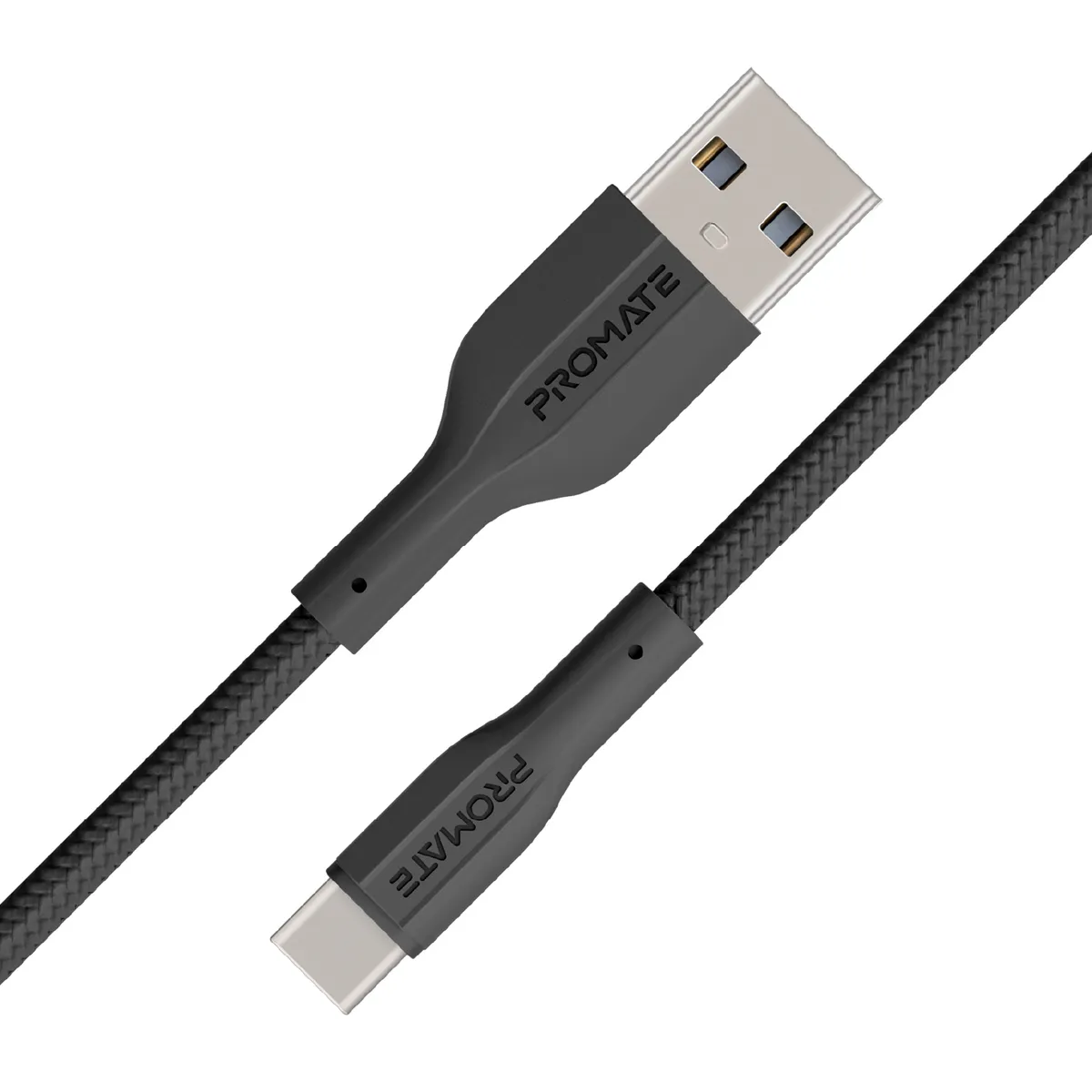 Кабель Promate xCord-AC USB - USB Type-C (M/M), 1 м, Black (xcord-ac.black) - зображення 1