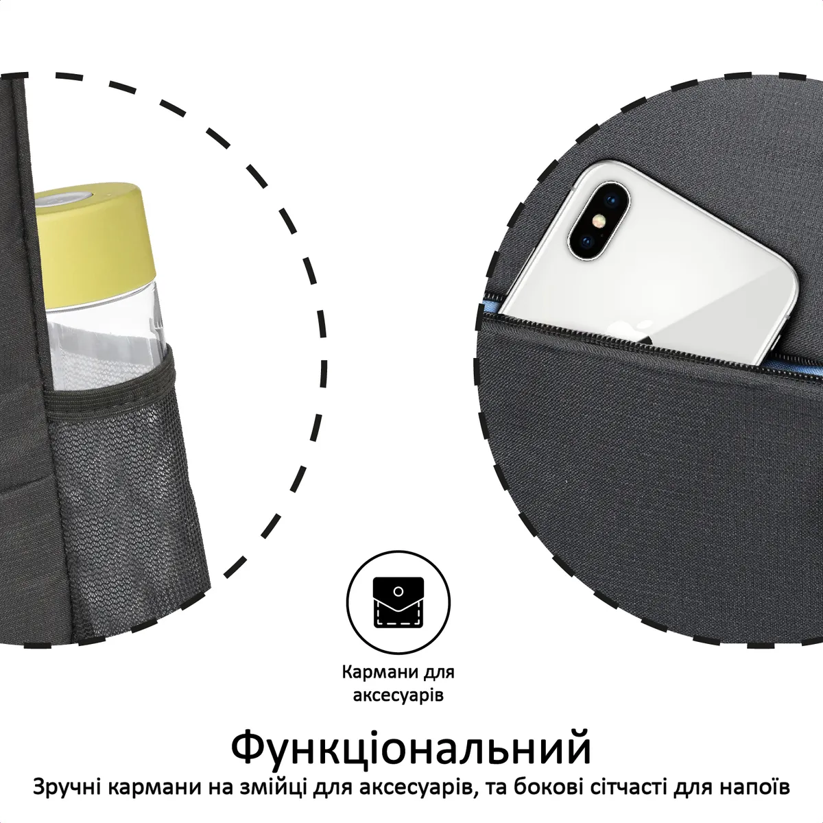 Рюкзак для ноутбука Promate Alpha-BP Black - мініатюра 4