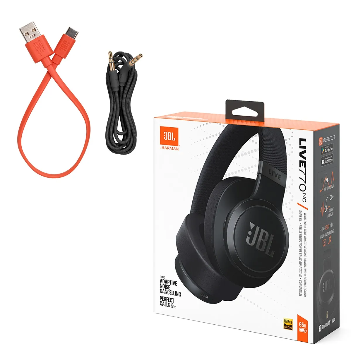 Bluetooth-гарнітура JBL Live 770NC Black (JBLLIVE770NCBLK) - мініатюра 7