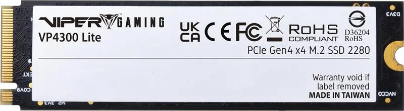 Накопичувач SSD 4TB Patriot Viper VP4300 Lite M.2 2280 PCIe 4.0 x4 NVMe TLC (VP4300L4TBM28H) - мініатюра 4
