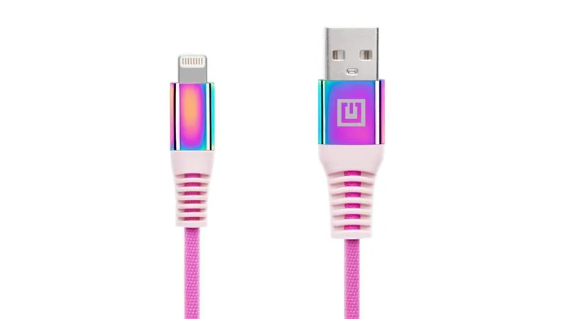 Кабель REAL-EL USB - Lightning (M/M), 1 м, Rainbow (EL123500051) - мініатюра 4