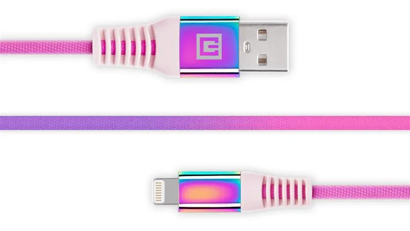 Кабель REAL-EL USB - Lightning (M/M), 1 м, Rainbow (EL123500051) - мініатюра 5