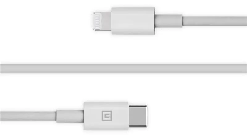 Кабель REAL-EL USB Type-C - Lightning (M/M), 1 м, White (EL123500057) - мініатюра 2